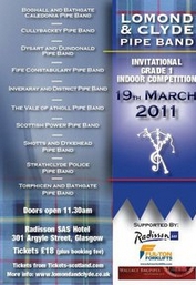 Lomond & Clyde Pipe Band Invitational Indoor Competition